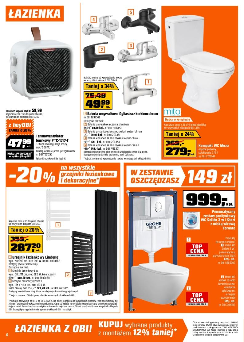 Gazetka promocyjna OBI do 21/10/2025 str.6
