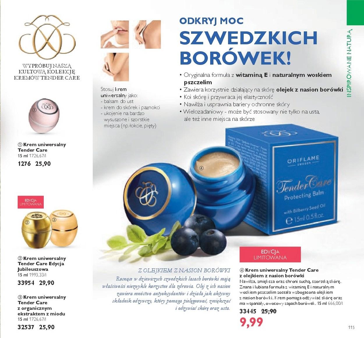 Gazetka promocyjna Oriflame do 06/11/2017 str.115