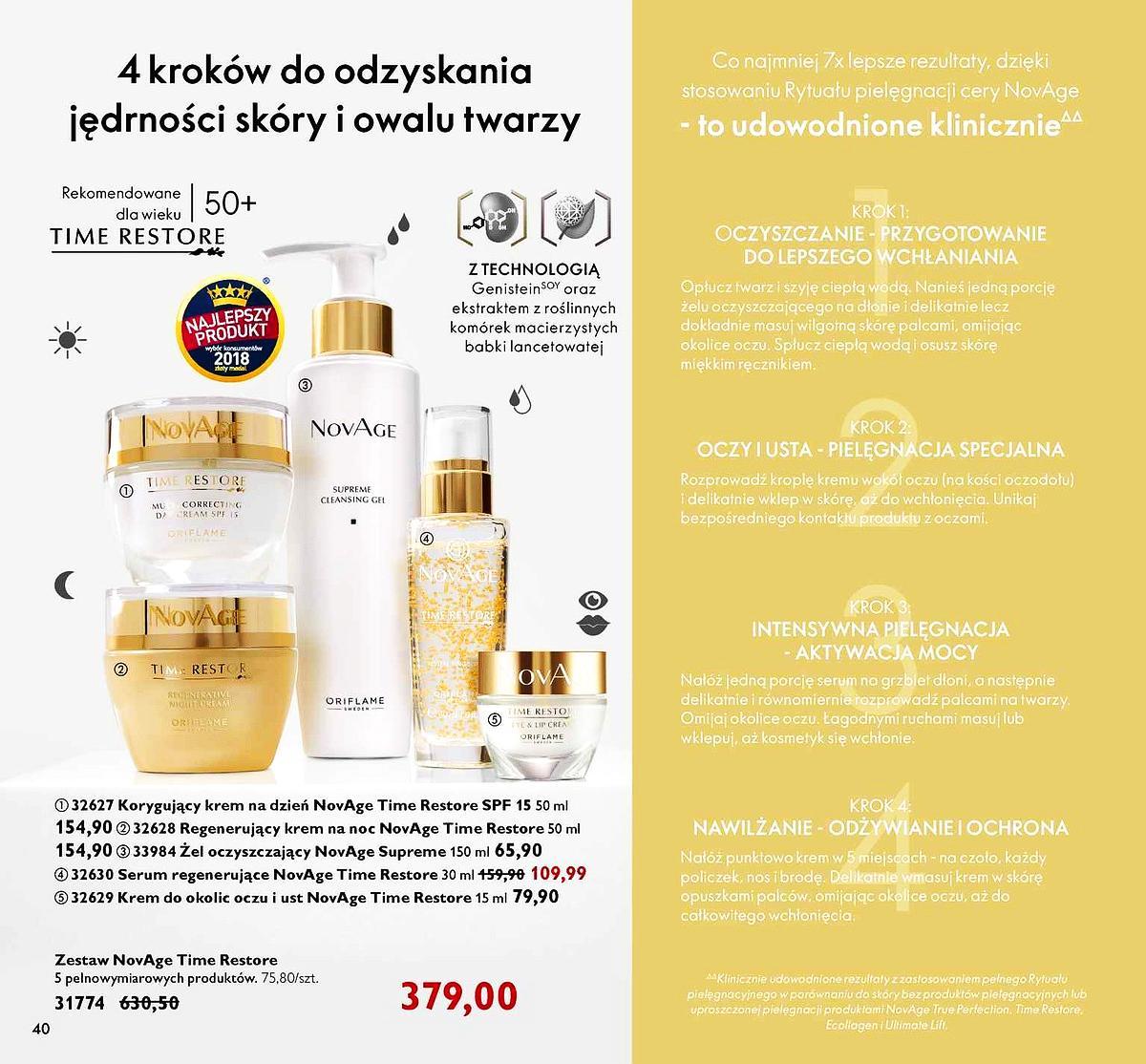 Gazetka promocyjna Oriflame do 21/09/2020 str.40