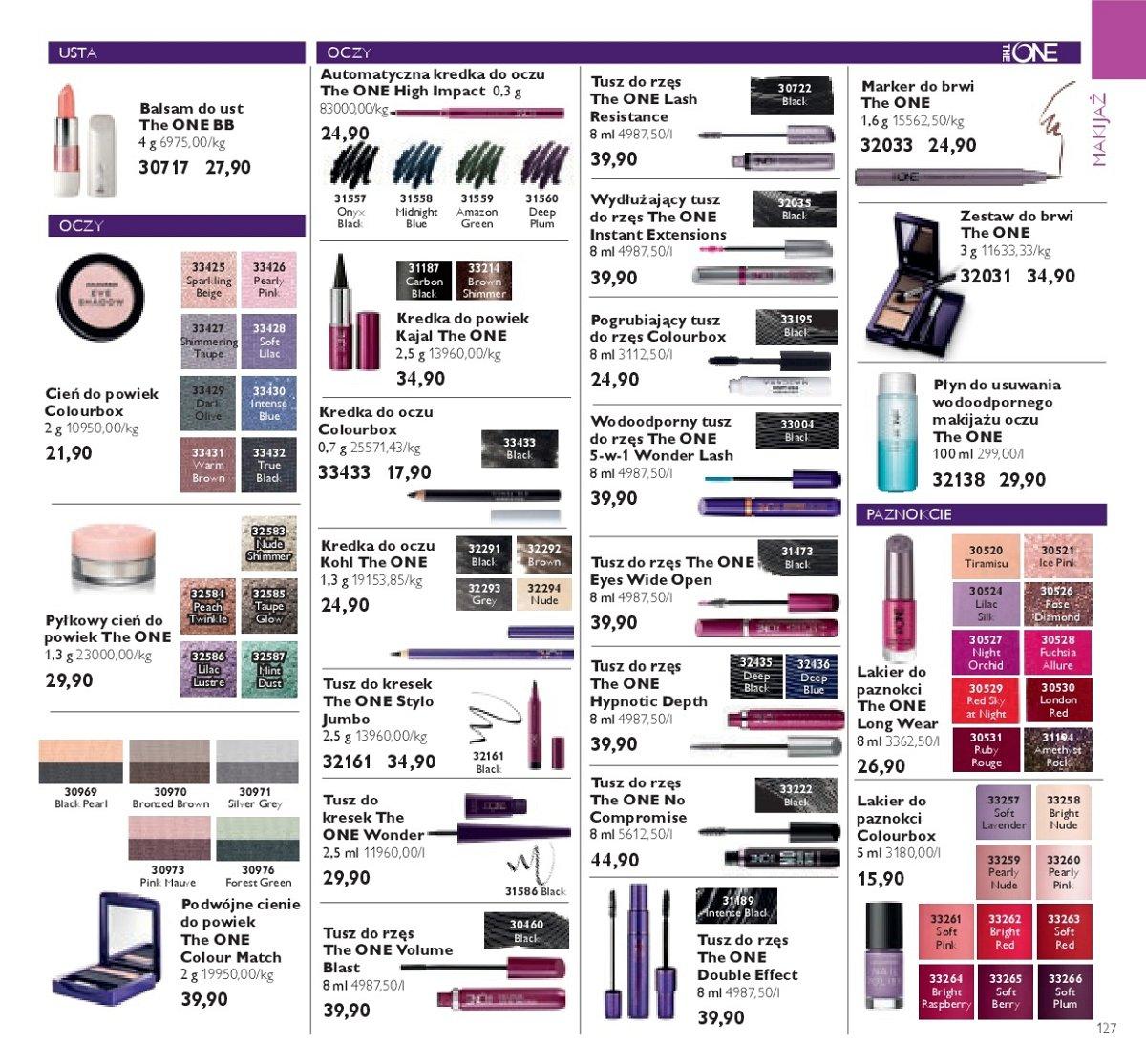 Gazetka promocyjna Oriflame do 05/02/2018 str.127