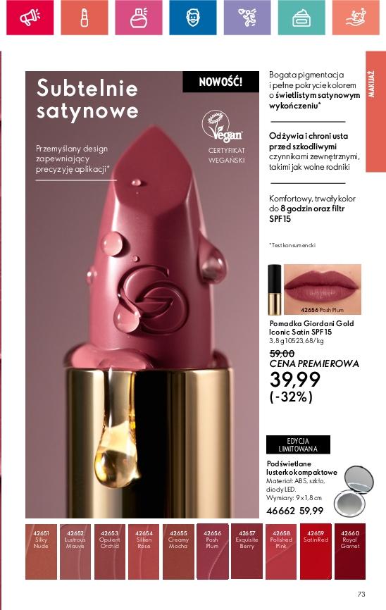 Gazetka promocyjna Oriflame do 30/11/2024 str.73