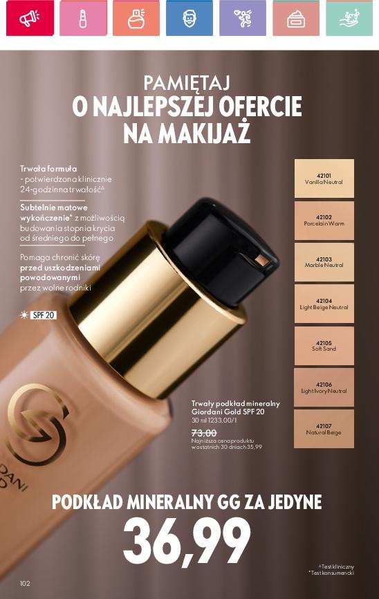 Gazetka promocyjna Oriflame do 18/01/2025 str.102