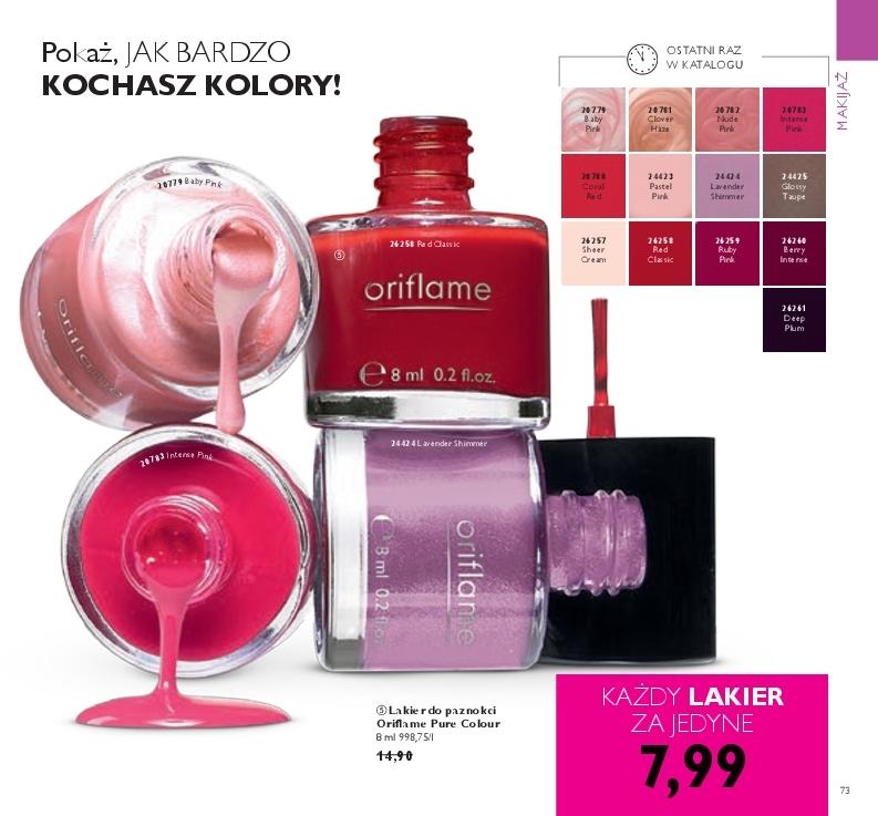 Gazetka promocyjna Oriflame do 12/06/2017 str.73