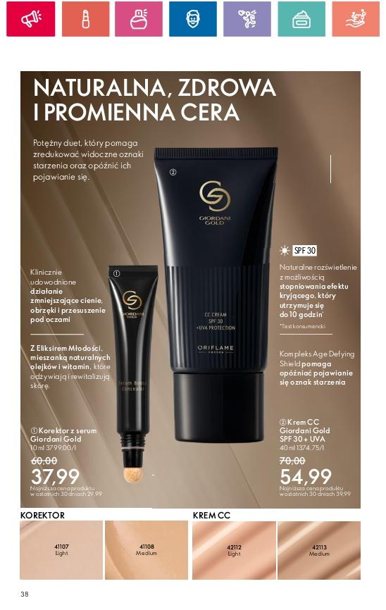 Gazetka promocyjna Oriflame do 09/09/2024 str.38