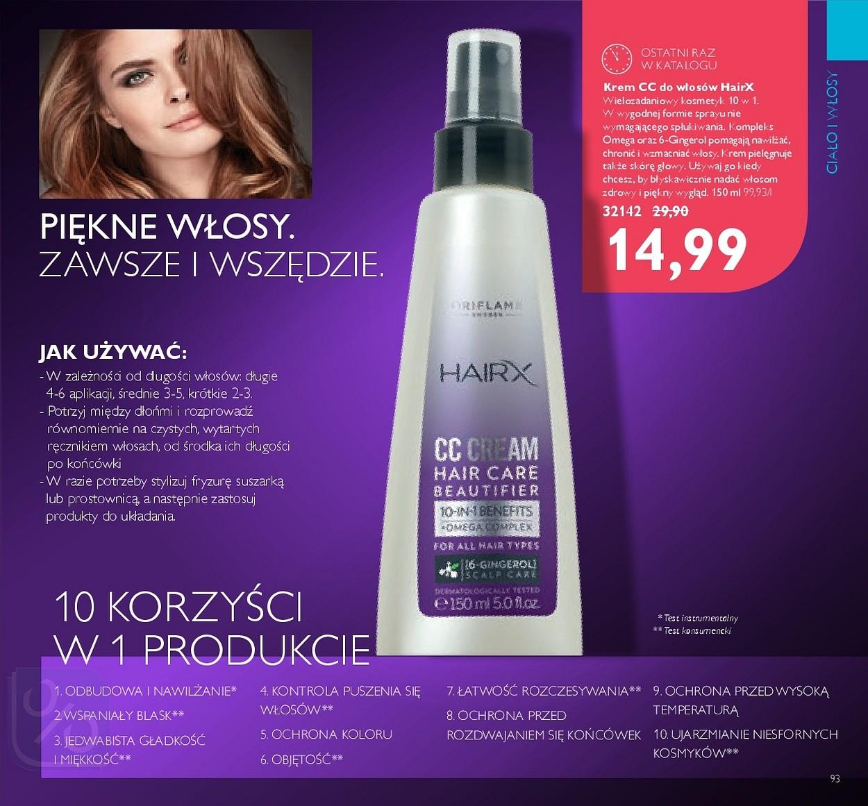 Gazetka promocyjna Oriflame do 19/03/2018 str.93