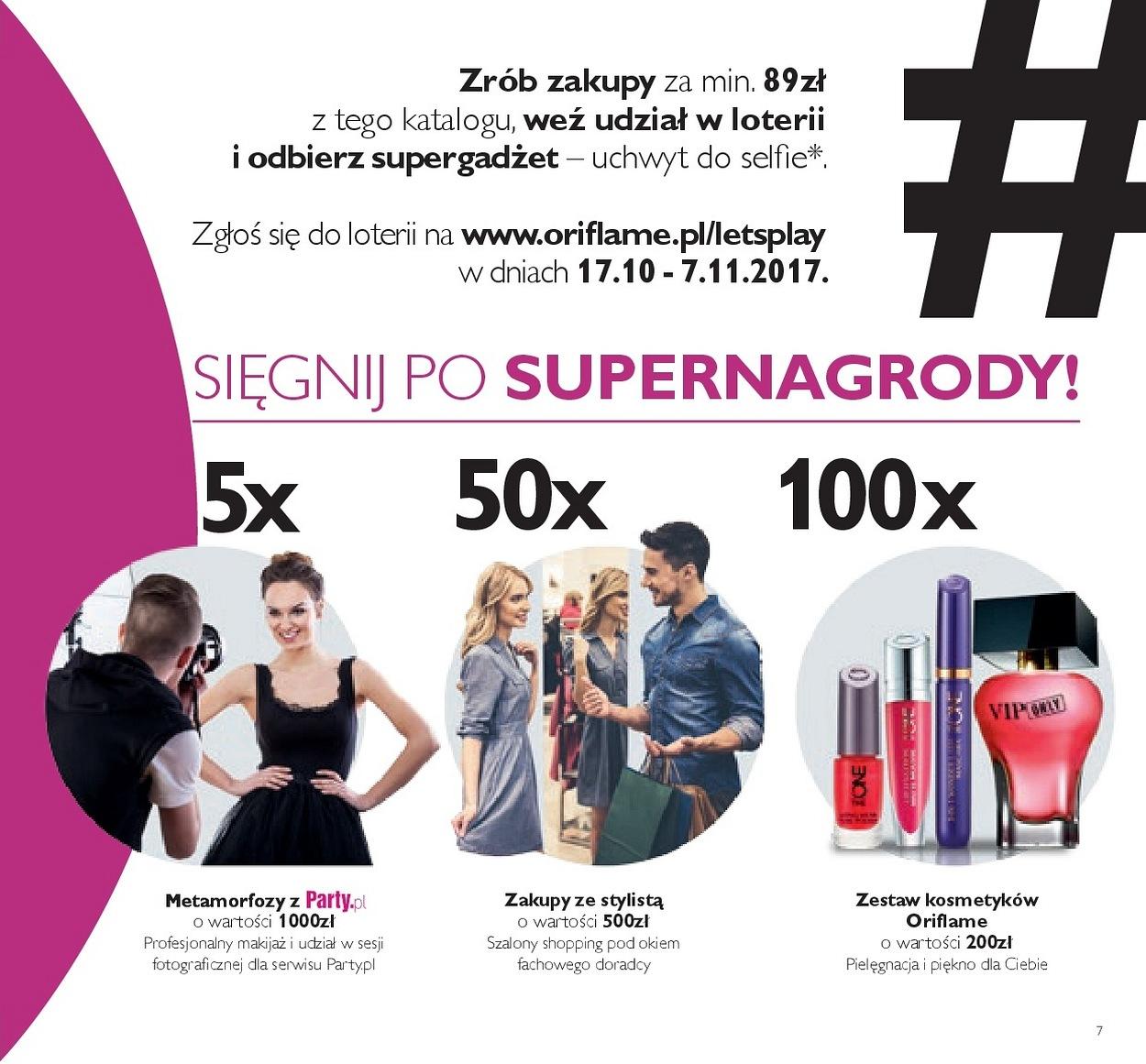 Gazetka promocyjna Oriflame do 06/11/2017 str.7