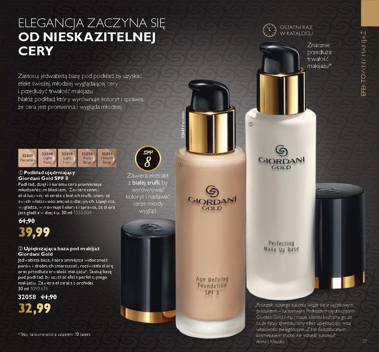 Gazetka promocyjna Oriflame do 16/10/2017 str.37