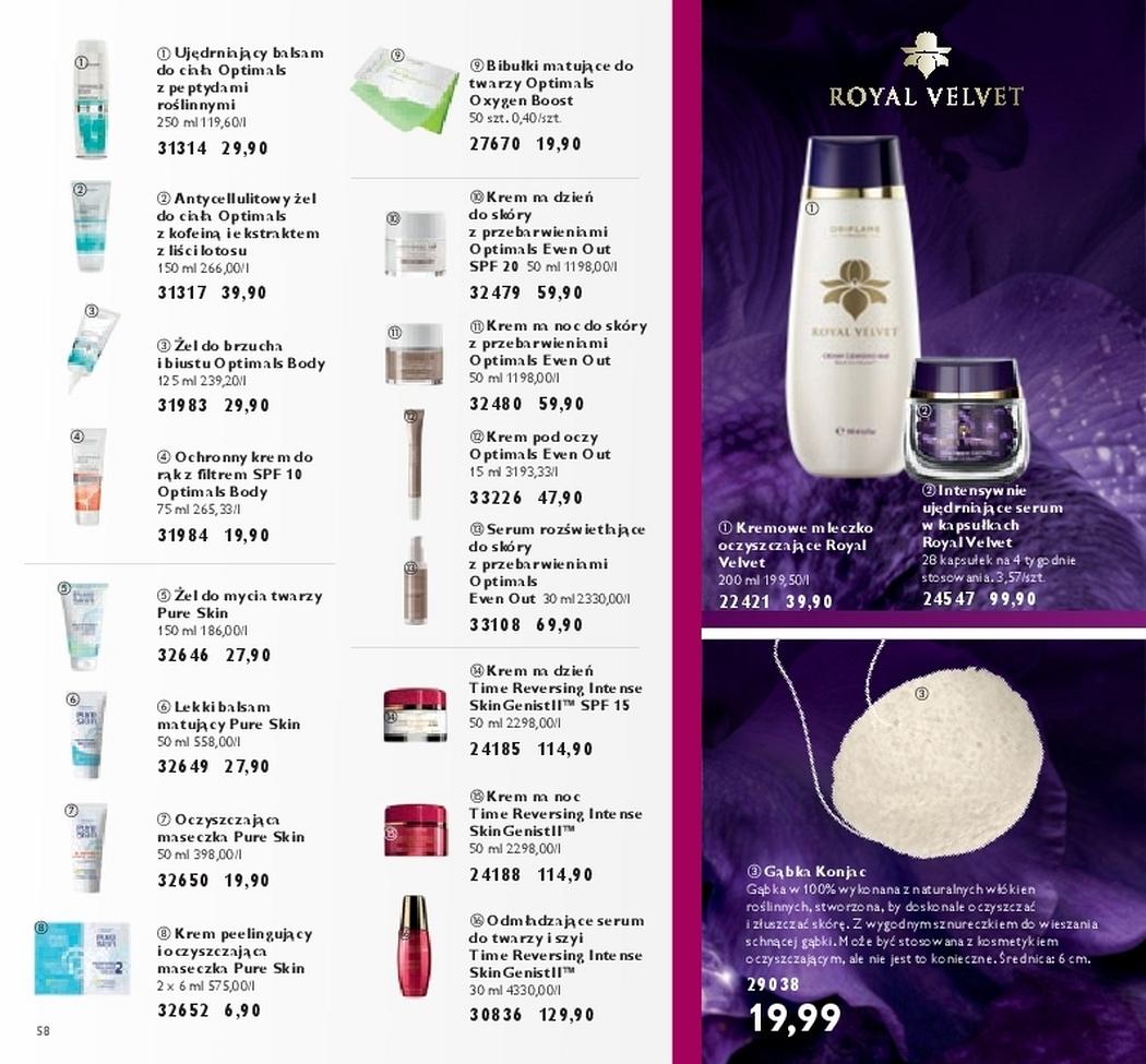 Gazetka promocyjna Oriflame do 24/07/2017 str.58