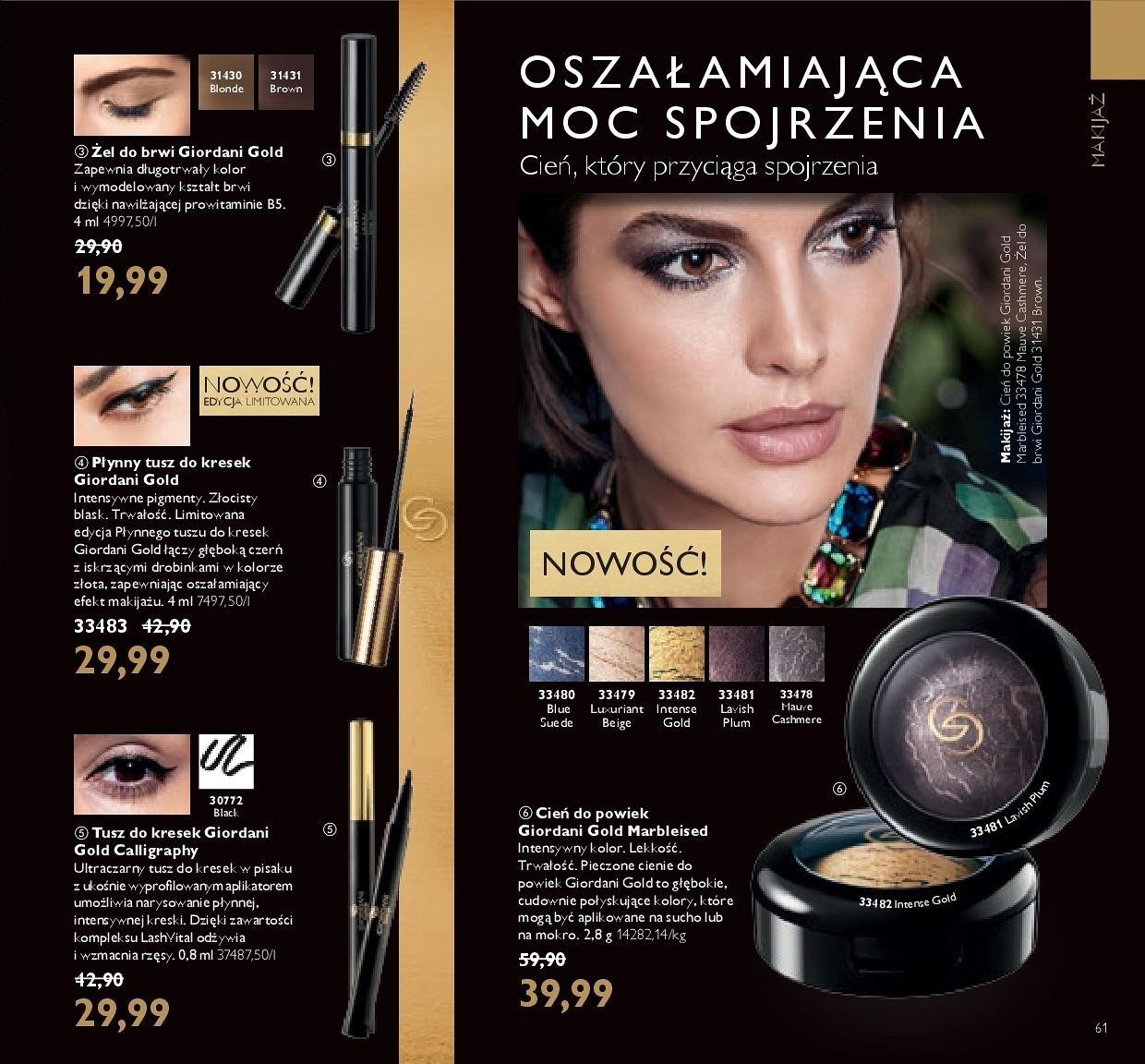 Gazetka promocyjna Oriflame do 18/12/2017 str.61