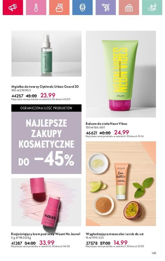 Gazetka promocyjna Oriflame do 24/05/2025 str.143