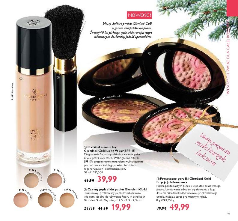 Gazetka promocyjna Oriflame do 19/12/2016 str.21