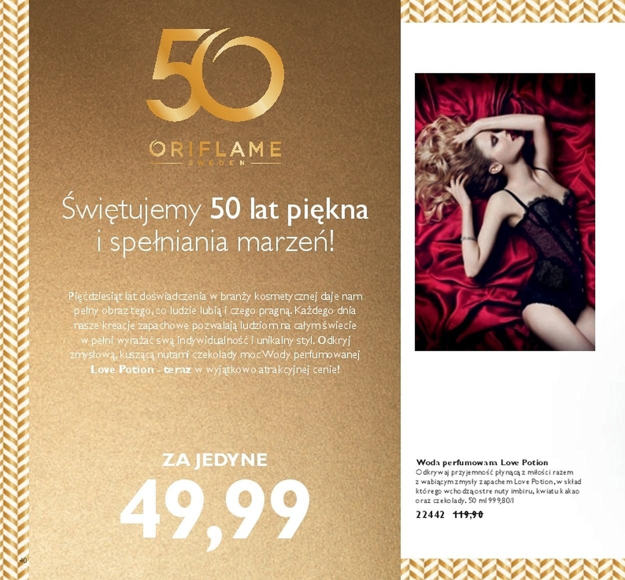 Gazetka promocyjna Oriflame do 25/09/2017 str.40