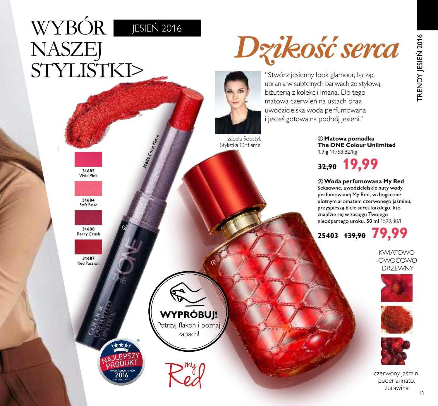 Gazetka promocyjna Oriflame do 05/09/2016 str.13