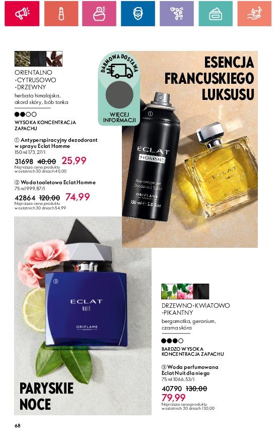 Gazetka promocyjna Oriflame do 09/09/2024 str.68