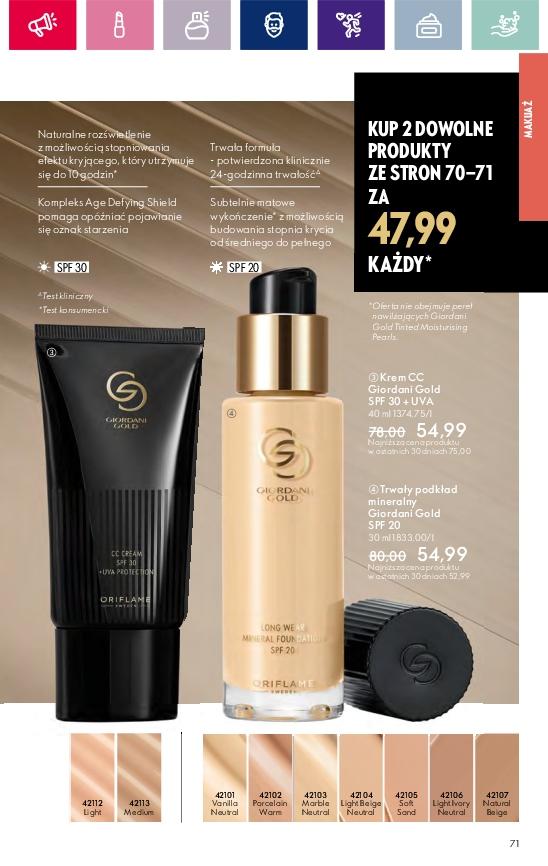 Gazetka promocyjna Oriflame do 12/02/2024 str.71