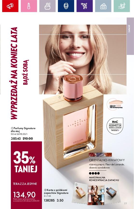 Gazetka promocyjna Oriflame do 10/10/2023 str.77