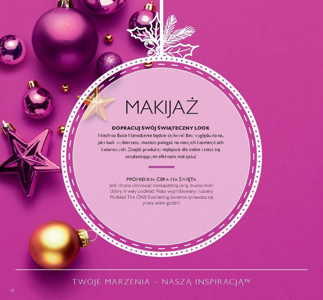 Gazetka promocyjna Oriflame do 18/12/2017 str.40