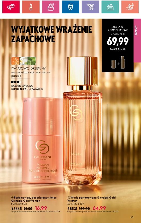 Gazetka promocyjna Oriflame do 09/09/2024 str.43