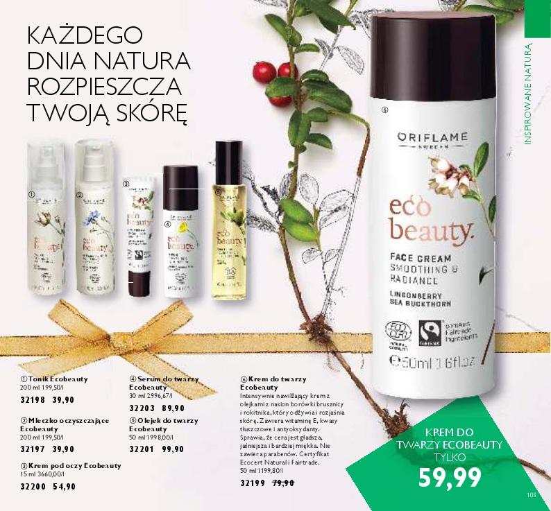 Gazetka promocyjna Oriflame do 19/12/2016 str.105