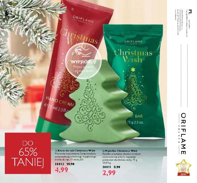 Gazetka promocyjna Oriflame do 19/12/2016 str.162