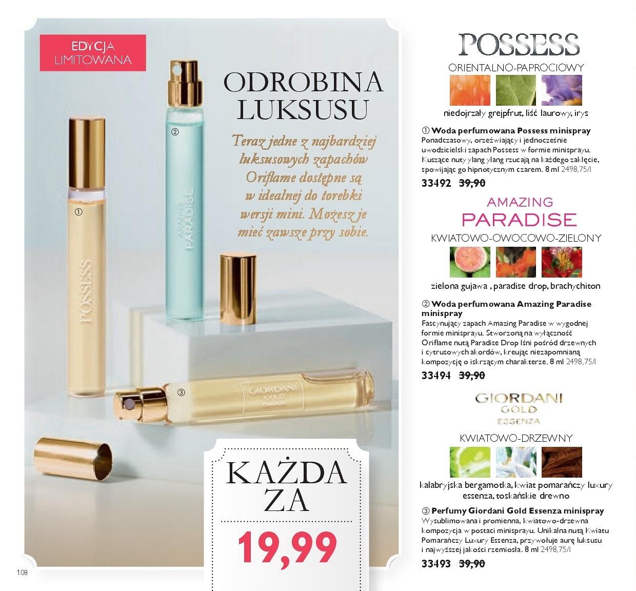 Gazetka promocyjna Oriflame do 18/12/2017 str.108