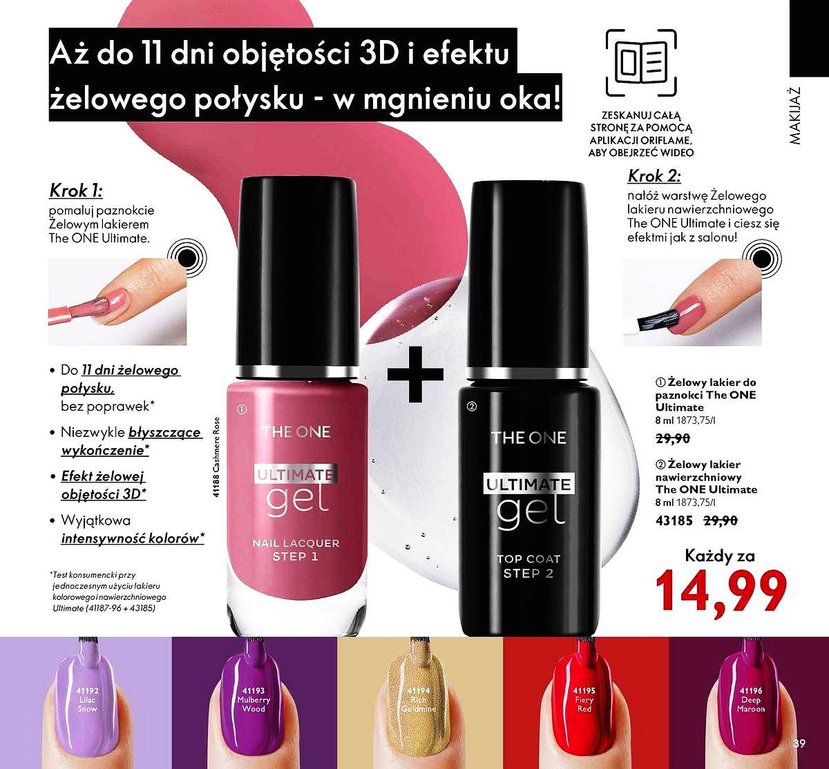 Gazetka promocyjna Oriflame do 02/11/2020 str.39