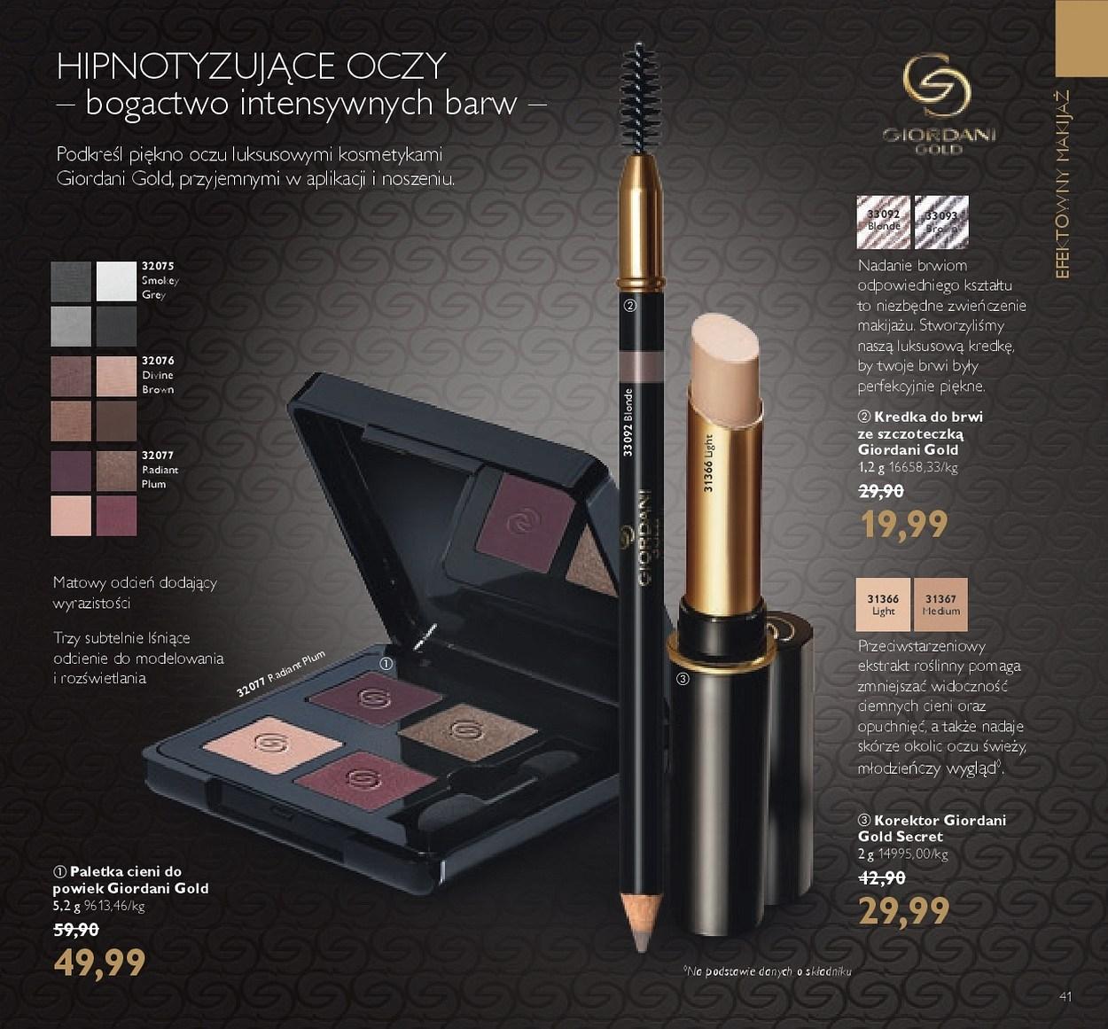 Gazetka promocyjna Oriflame do 16/10/2017 str.41