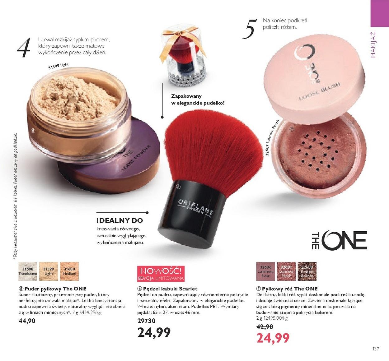 Gazetka promocyjna Oriflame do 27/11/2017 str.137