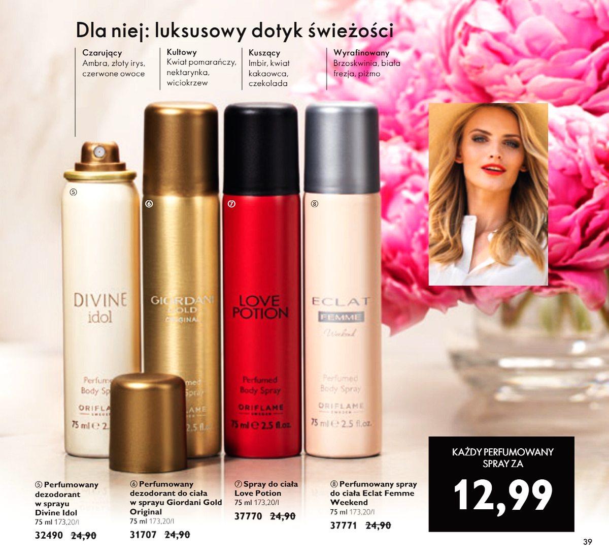 Gazetka promocyjna Oriflame do 06/09/2021 str.39