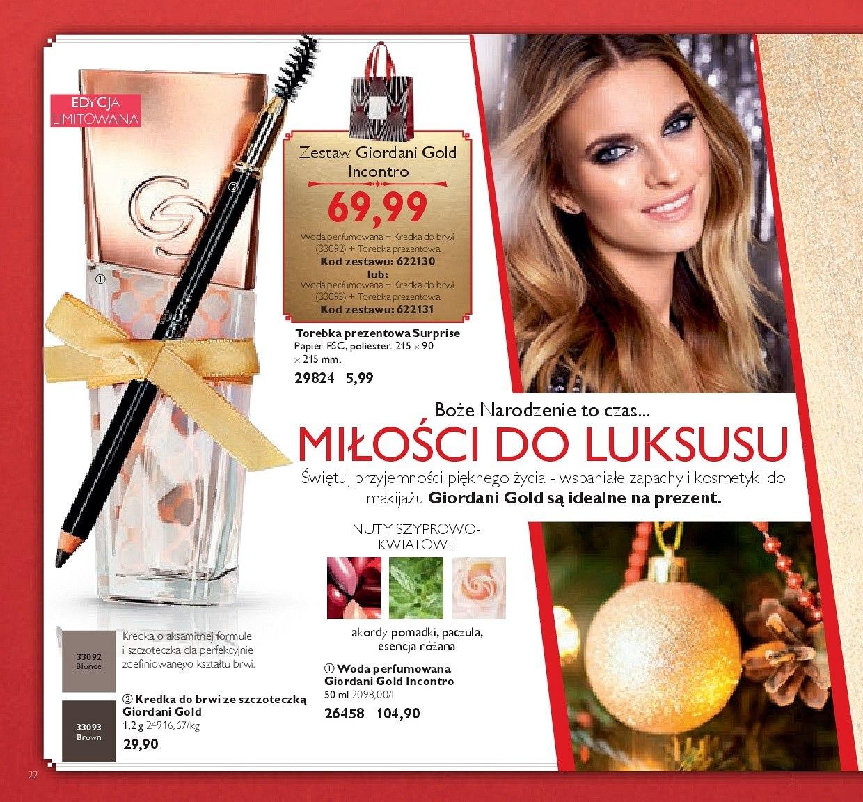 Gazetka promocyjna Oriflame do 18/12/2017 str.22