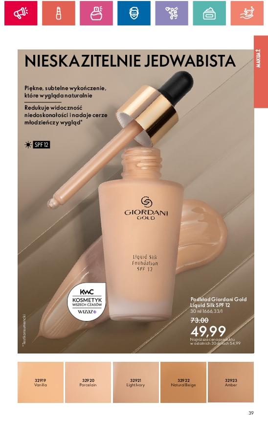 Gazetka promocyjna Oriflame do 09/09/2024 str.39