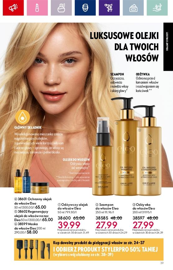 Gazetka promocyjna Oriflame do 10/10/2023 str.39