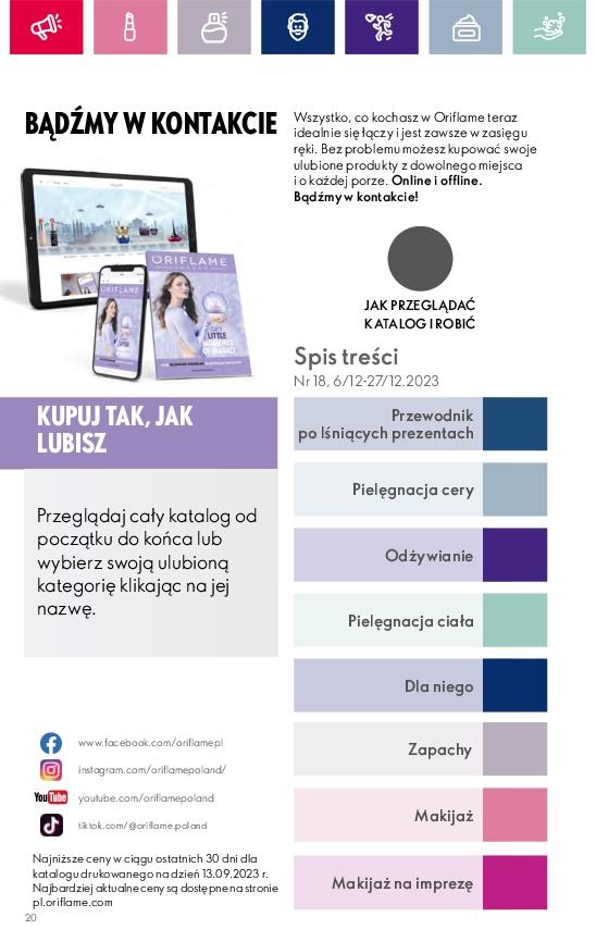 Gazetka promocyjna Oriflame do 27/12/2023 str.20