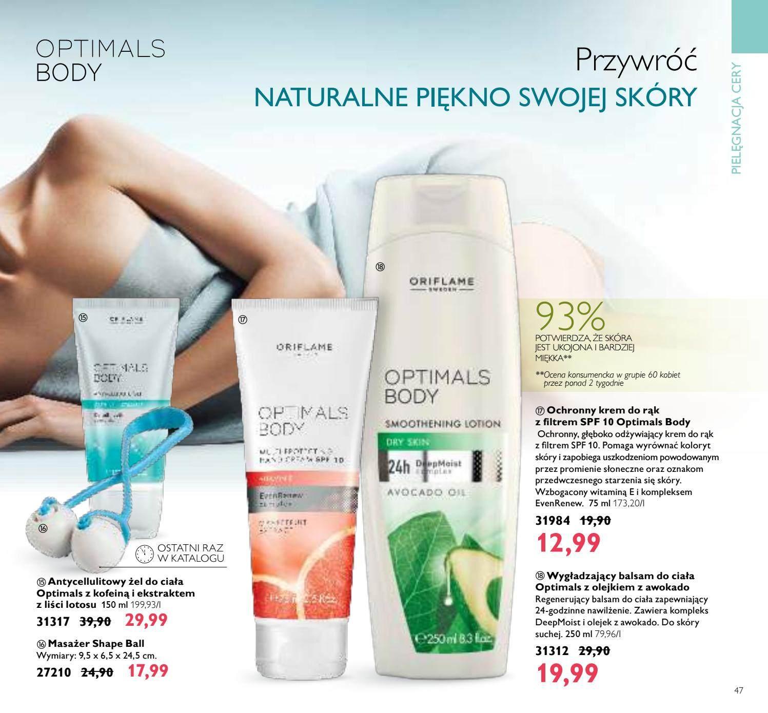 Gazetka promocyjna Oriflame do 05/09/2016 str.47