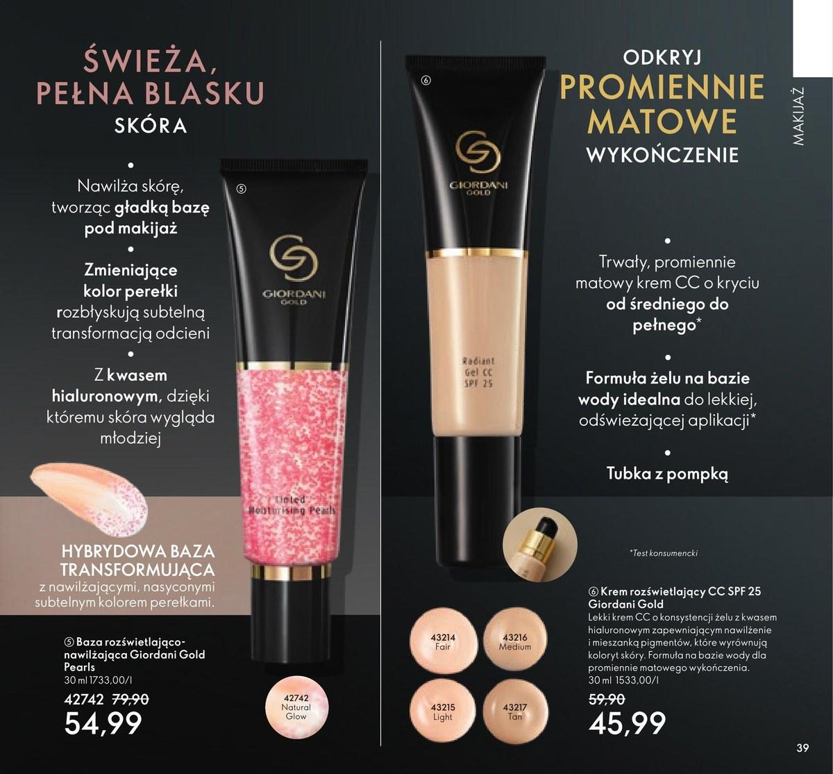 Gazetka promocyjna Oriflame do 14/06/2022 str.39