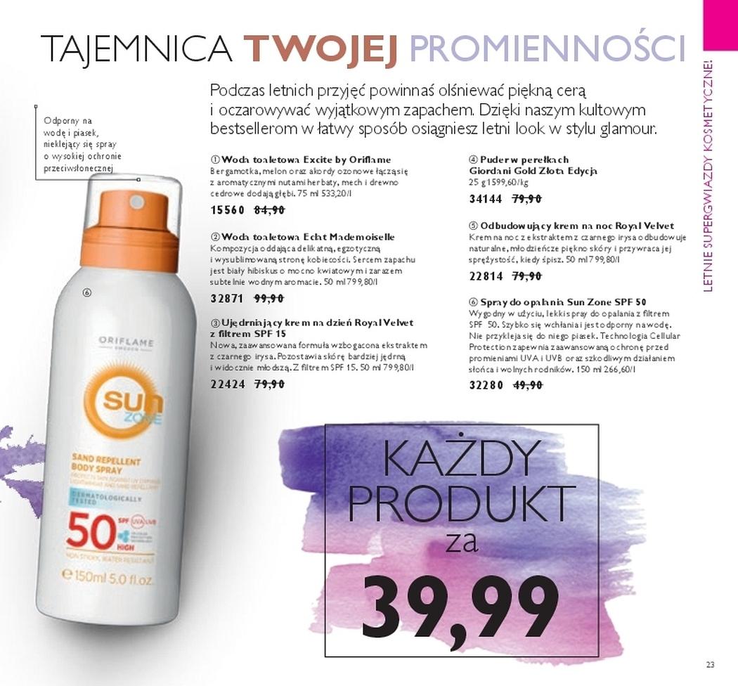 Gazetka promocyjna Oriflame do 24/07/2017 str.23