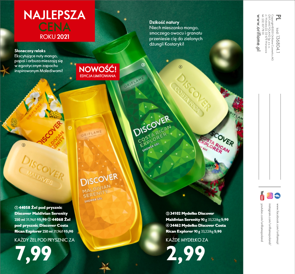 Gazetka promocyjna Oriflame do 29/11/2021 str.160