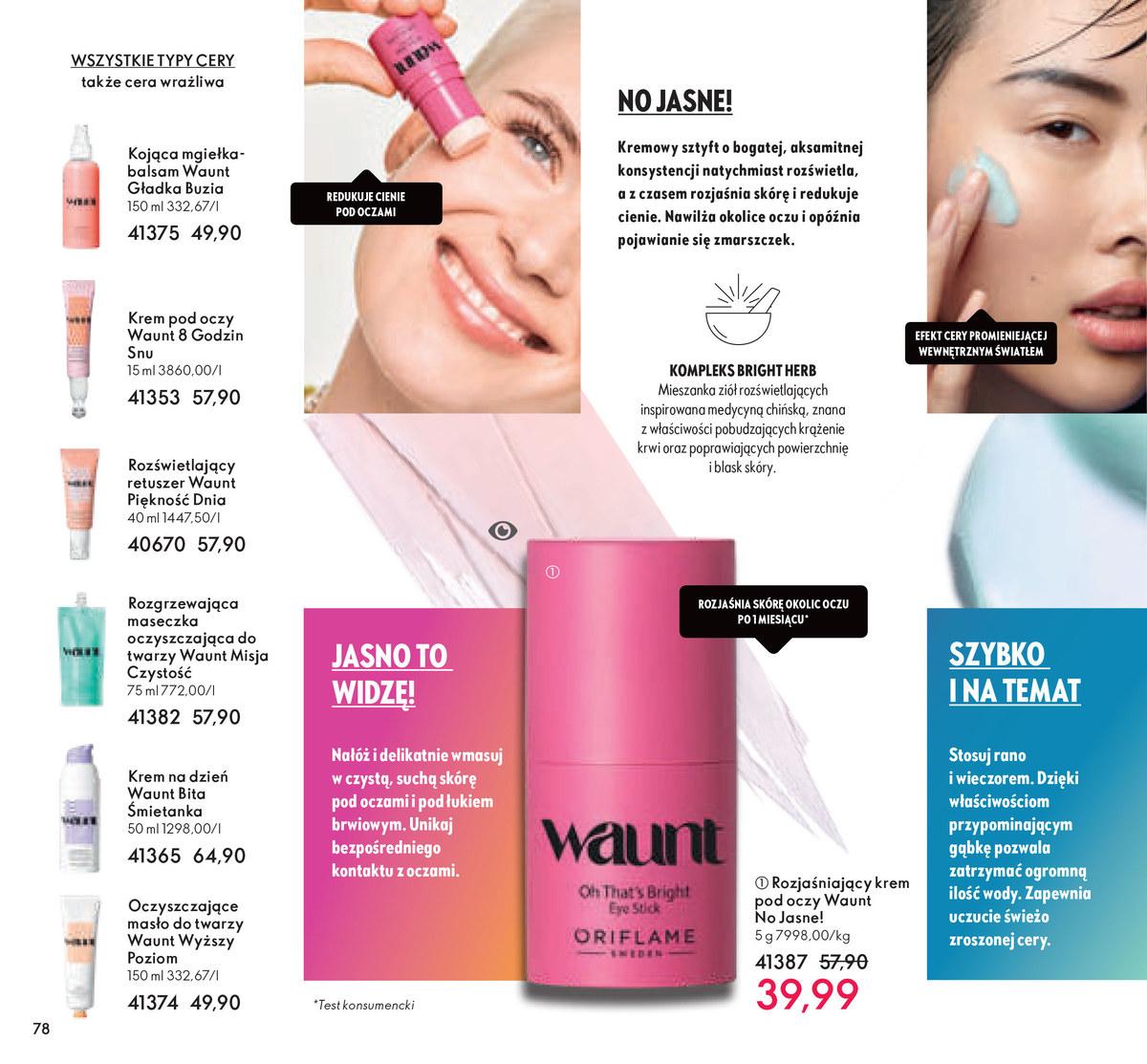 Gazetka promocyjna Oriflame do 09/08/2022 str.76