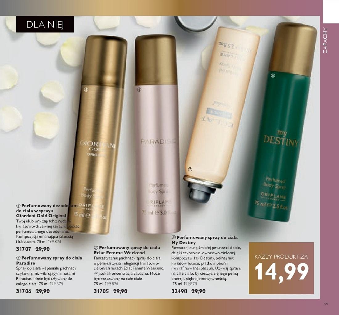 Gazetka promocyjna Oriflame do 15/01/2018 str.99