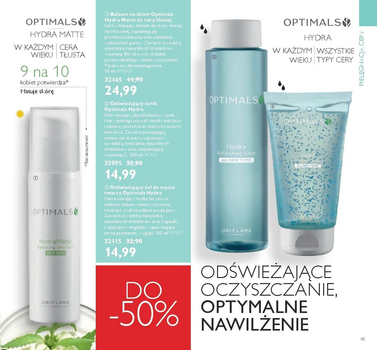 Gazetka promocyjna Oriflame do 06/11/2017 str.45