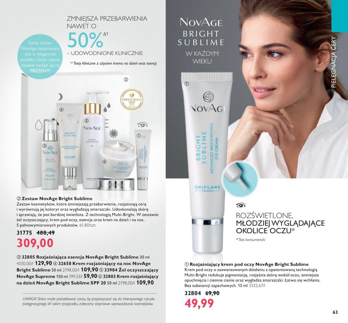 Gazetka promocyjna Oriflame do 01/07/2019 str.63