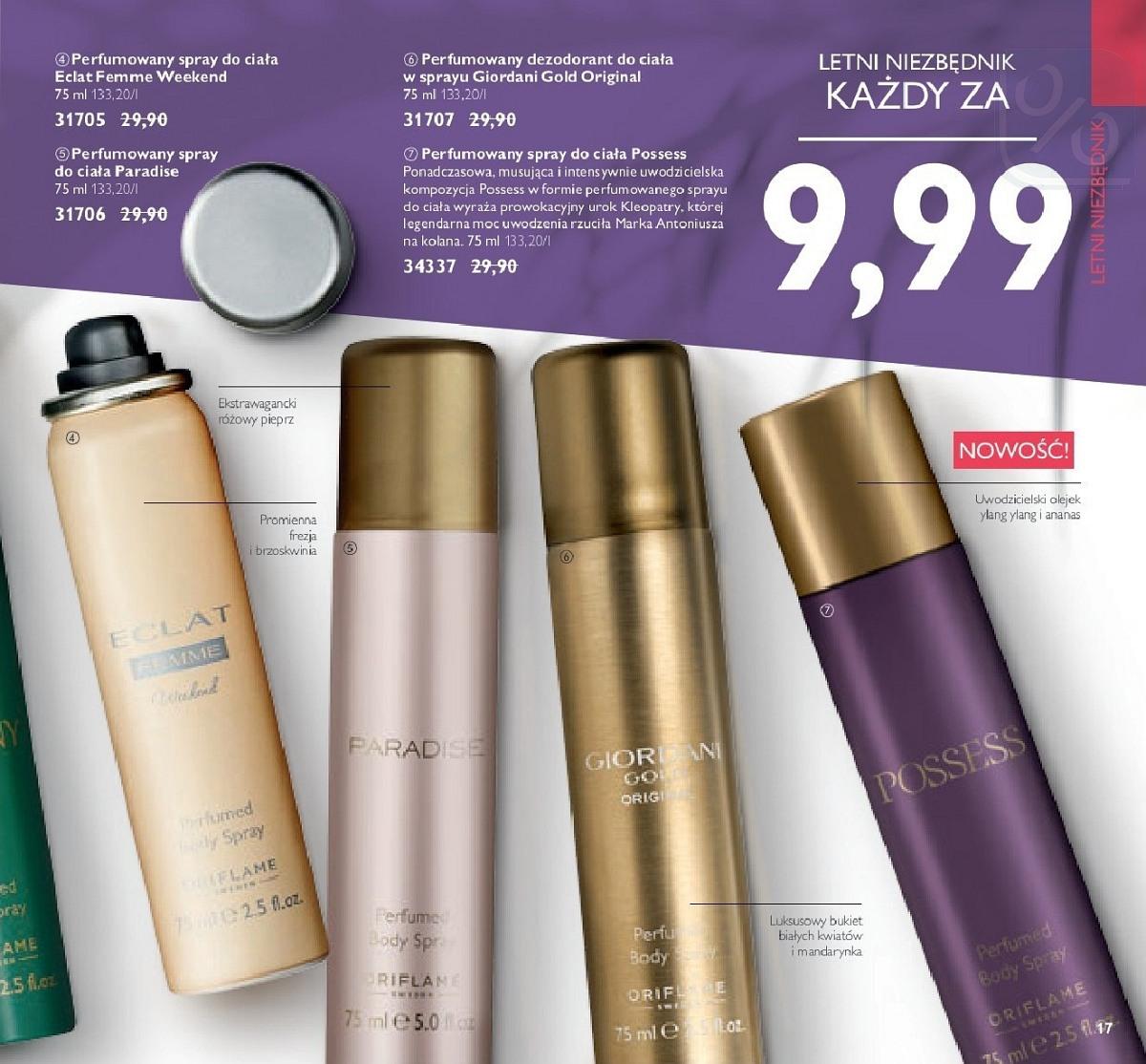 Gazetka promocyjna Oriflame do 23/07/2018 str.17