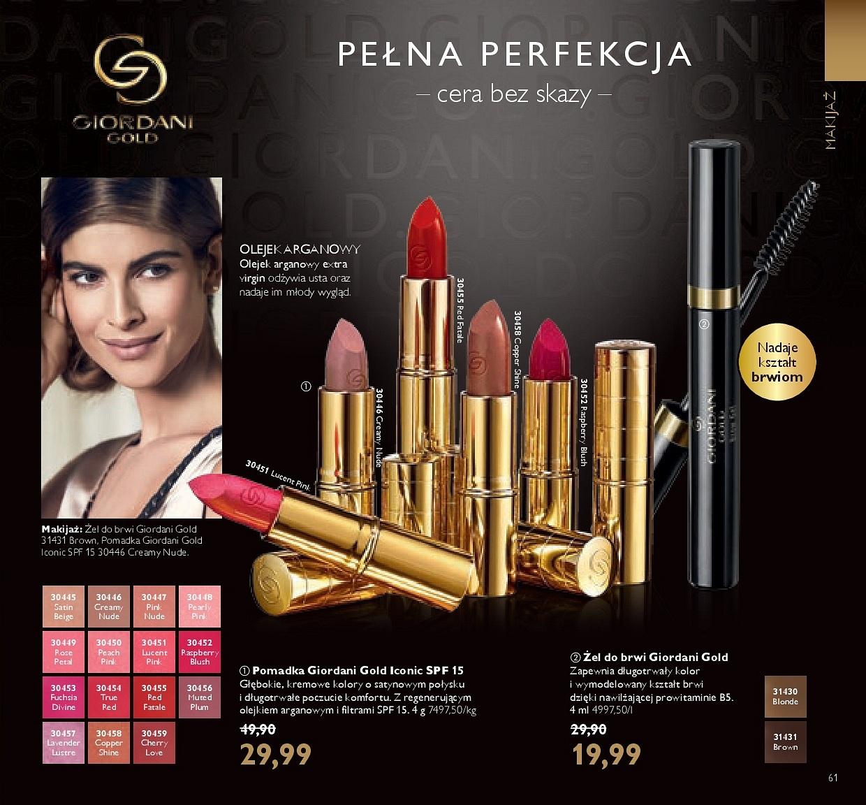 Gazetka promocyjna Oriflame do 30/04/2018 str.61