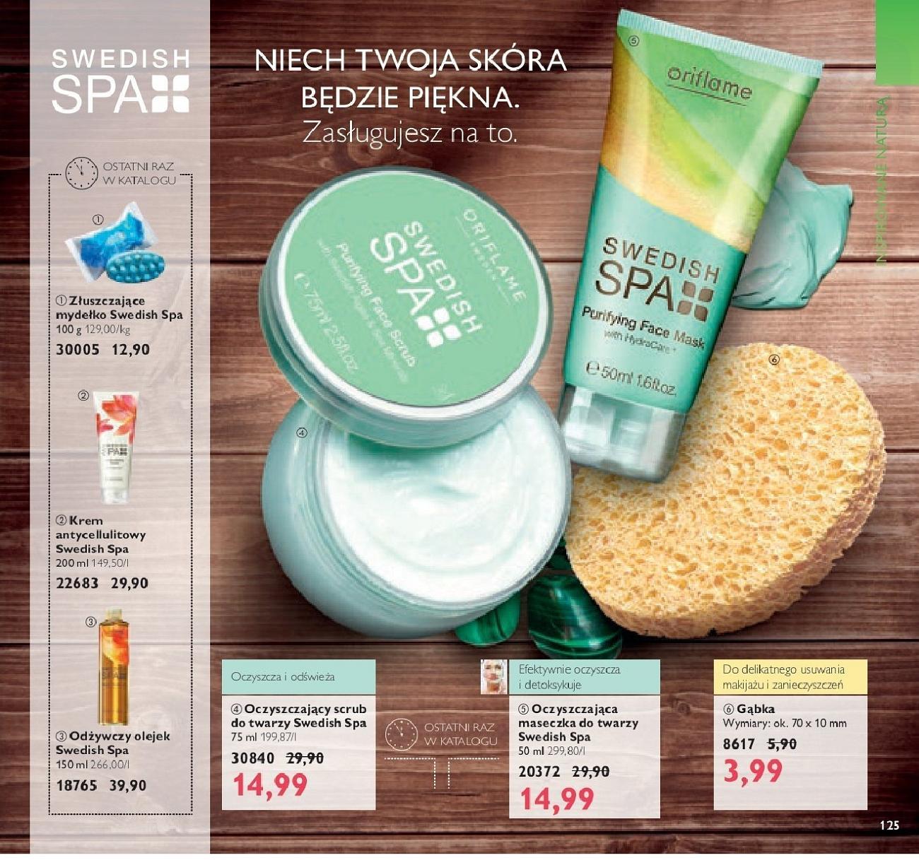 Gazetka promocyjna Oriflame do 03/09/2018 str.125