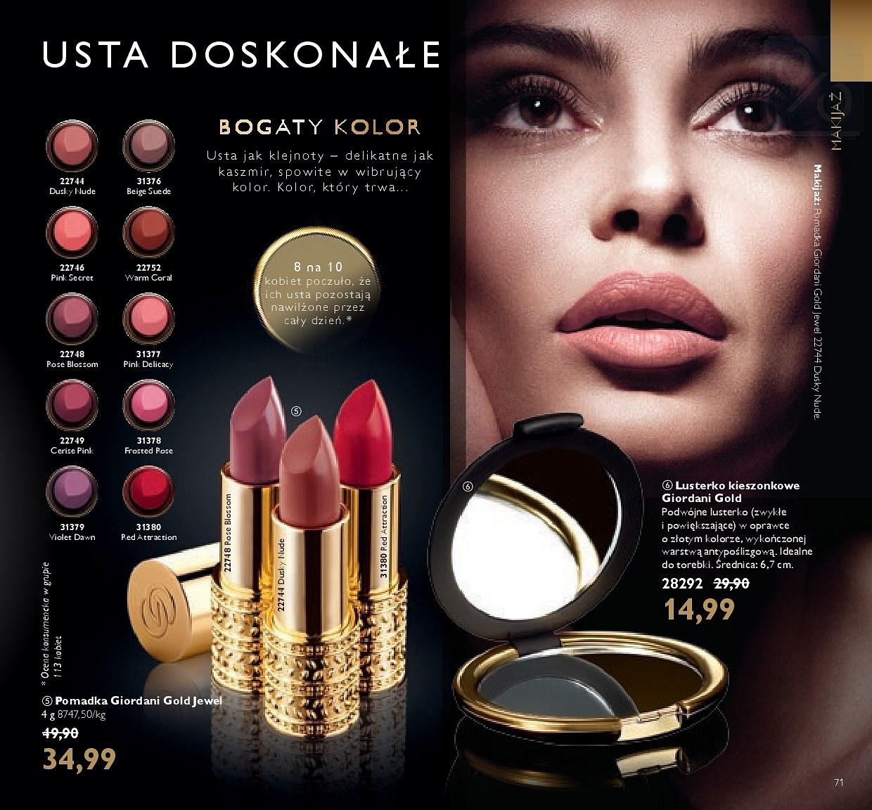 Gazetka promocyjna Oriflame do 09/04/2018 str.71