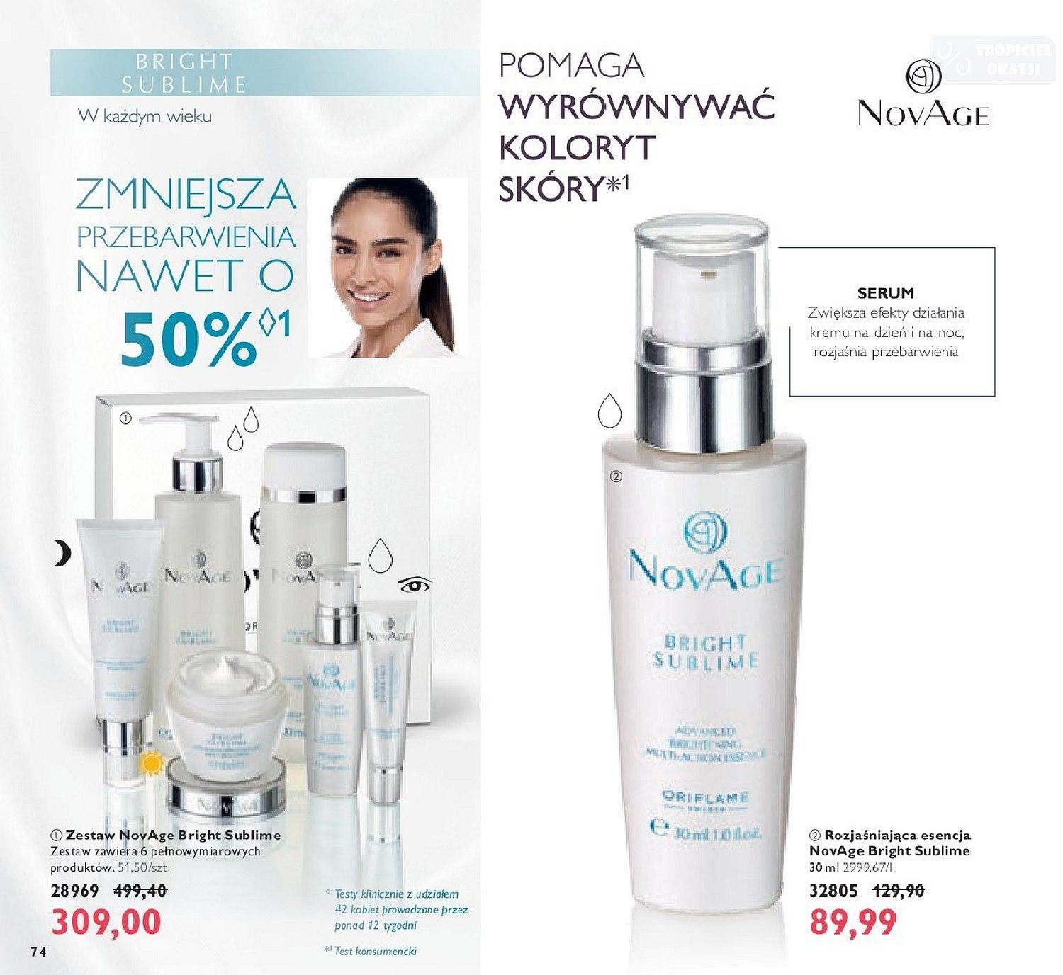 Gazetka promocyjna Oriflame do 13/08/2018 str.74