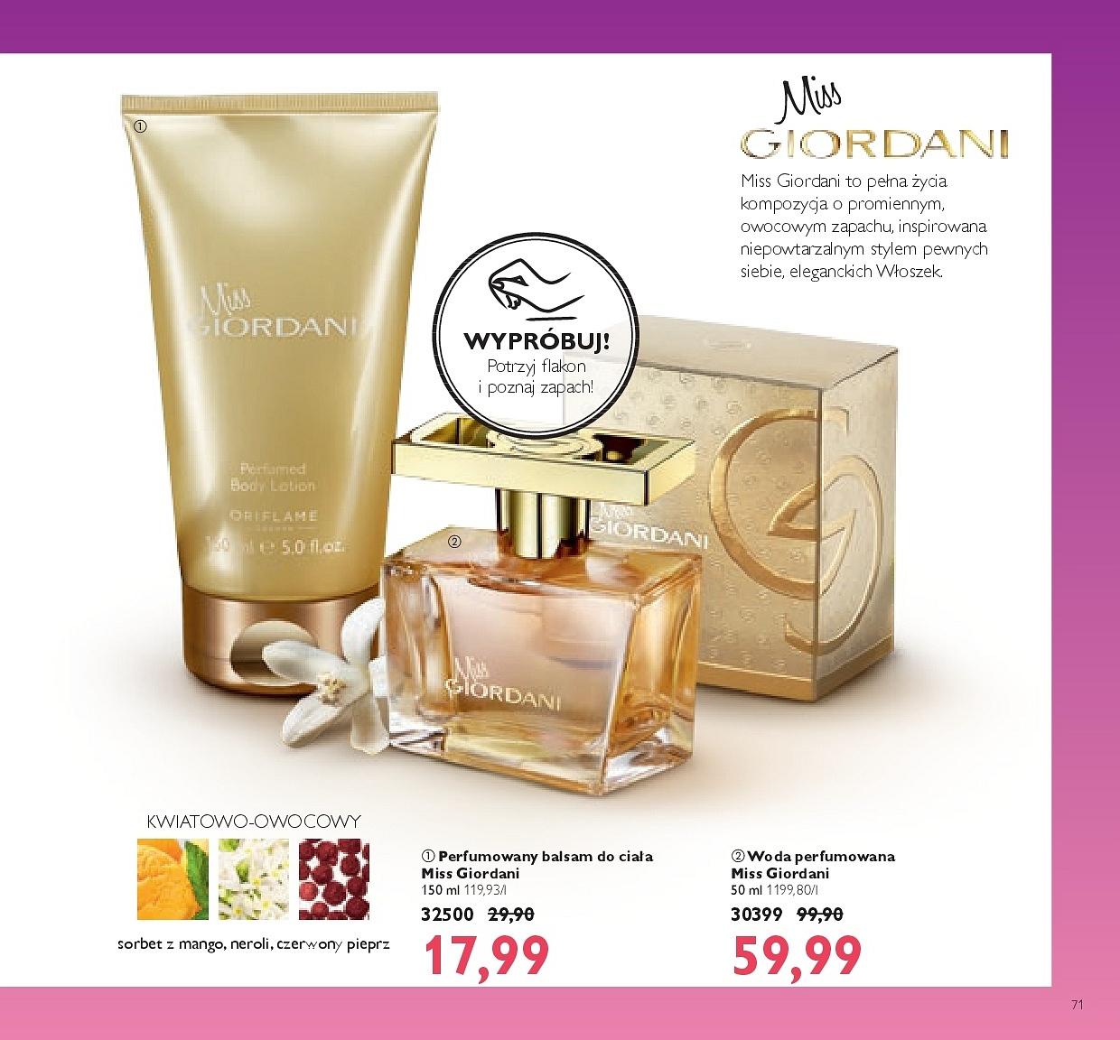 Gazetka promocyjna Oriflame do 30/04/2018 str.71