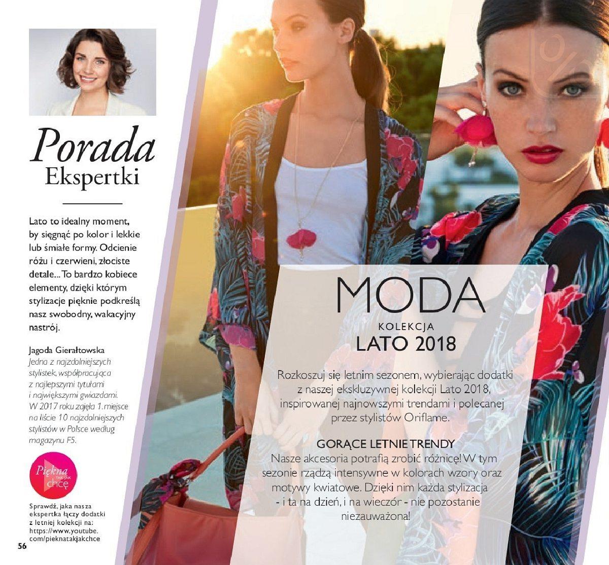 Gazetka promocyjna Oriflame do 23/07/2018 str.56