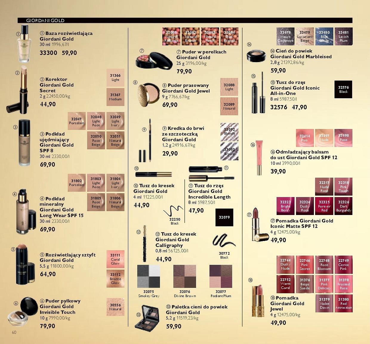 Gazetka promocyjna Oriflame do 30/04/2018 str.60