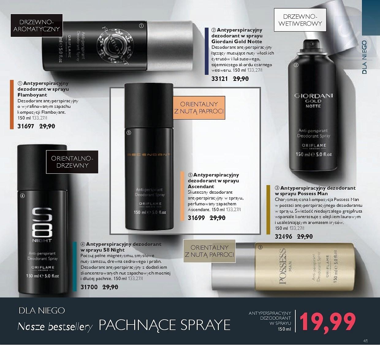 Gazetka promocyjna Oriflame do 09/04/2018 str.41